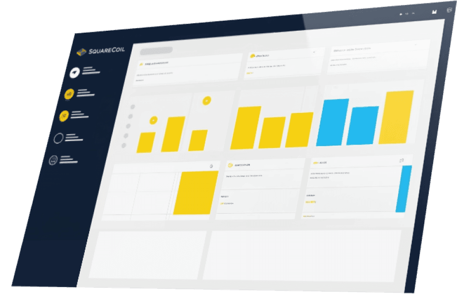 SquareCoil estimating screen